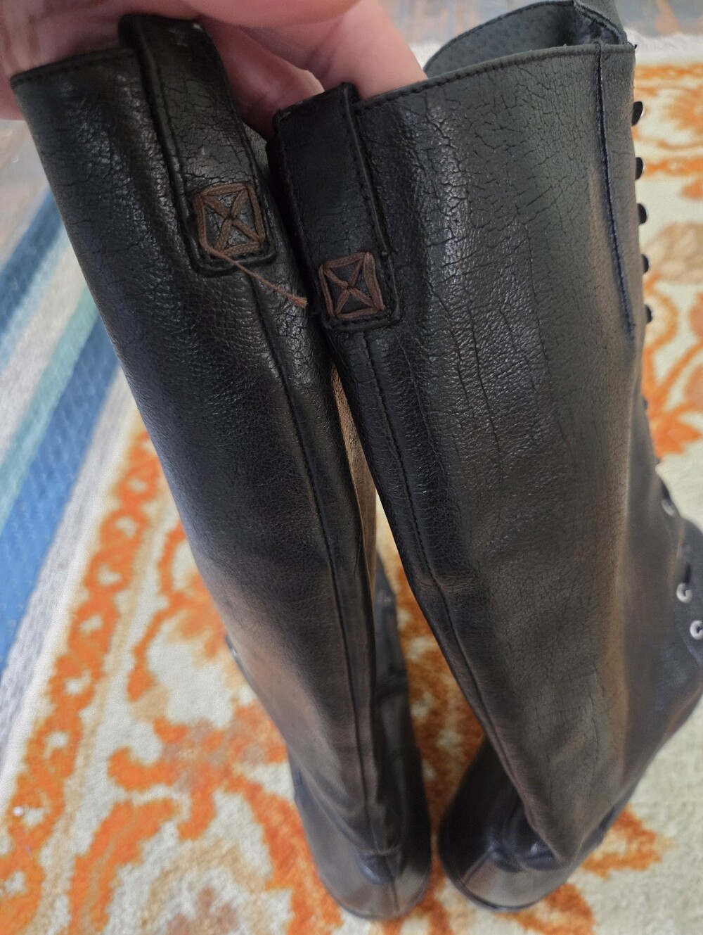 Charles David Leather Knee High Boots 8.5 - Picture 5 of 7